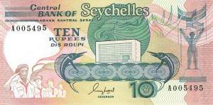 10 Rupees p.32 Seychellen